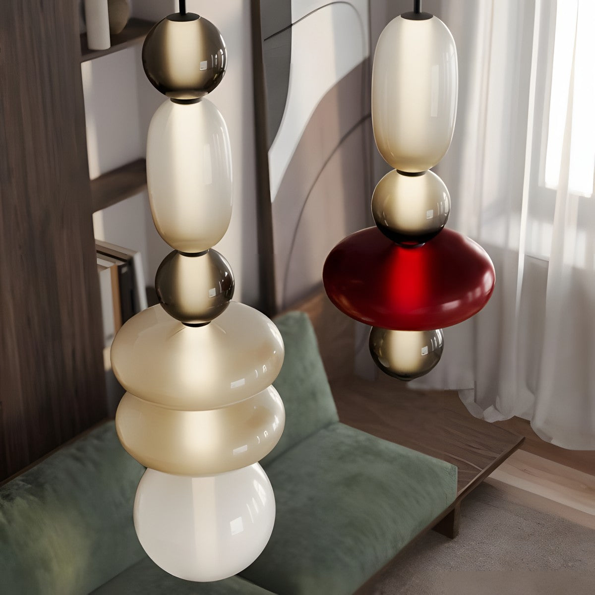 Caterina Modern Colorful Candied Glass Pendant Light