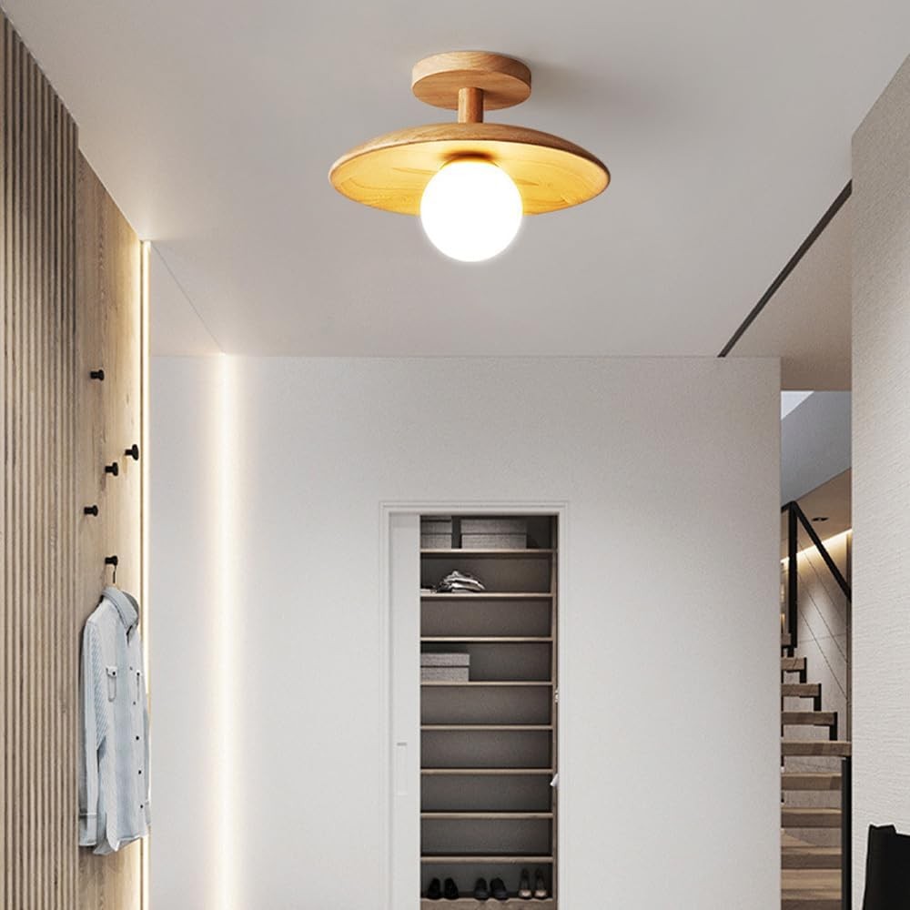 Oza Wooden Plafon Ceiling Light