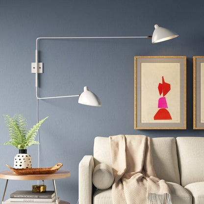 Radha Swing Arm Industrial Modern Wall Sconce