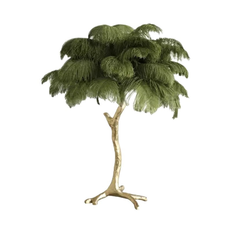 Marco Ostrich Feather Table Lamp