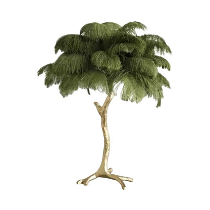 Marco Ostrich Feather Table Lamp