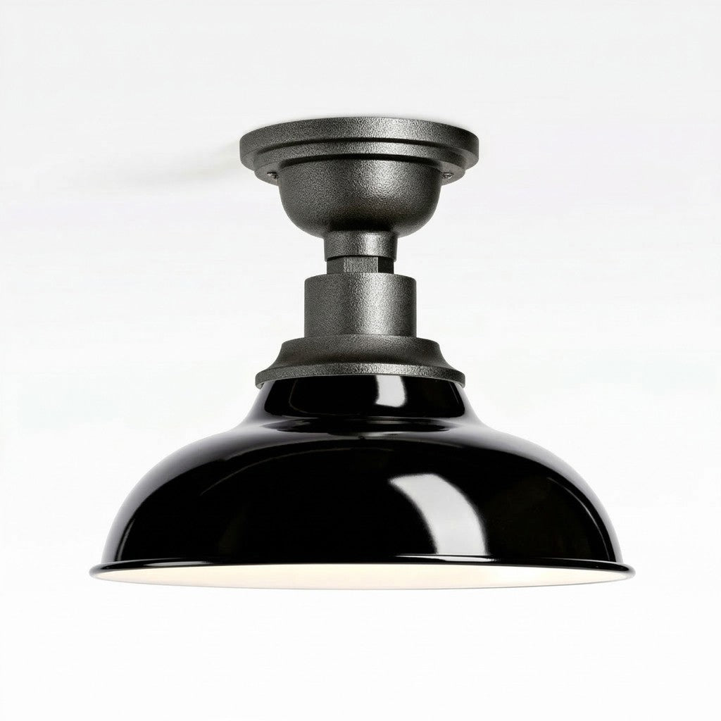 Creed Classic Industrial Metal Dome Ceiling Light