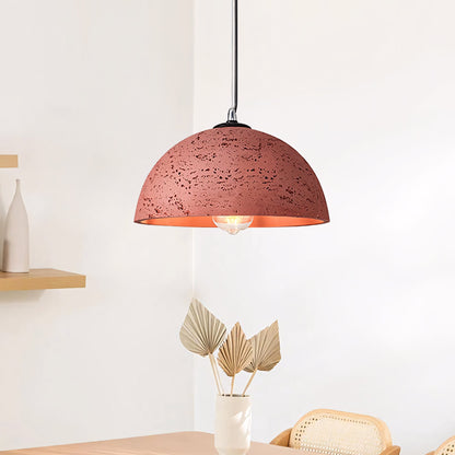 Luran Wabi Sabi Dome Stone Pendant Light
