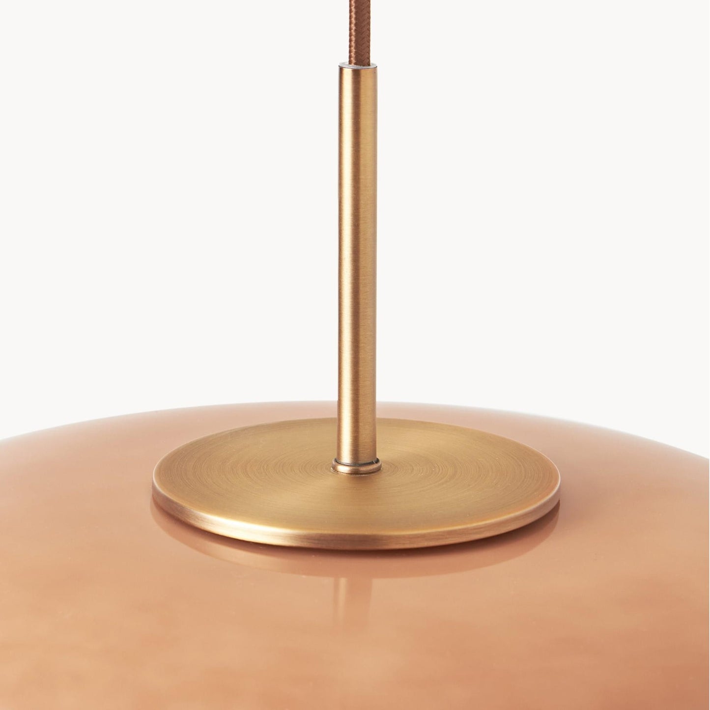 Josie Cream Bauhaus Opal Glass Pendant Light