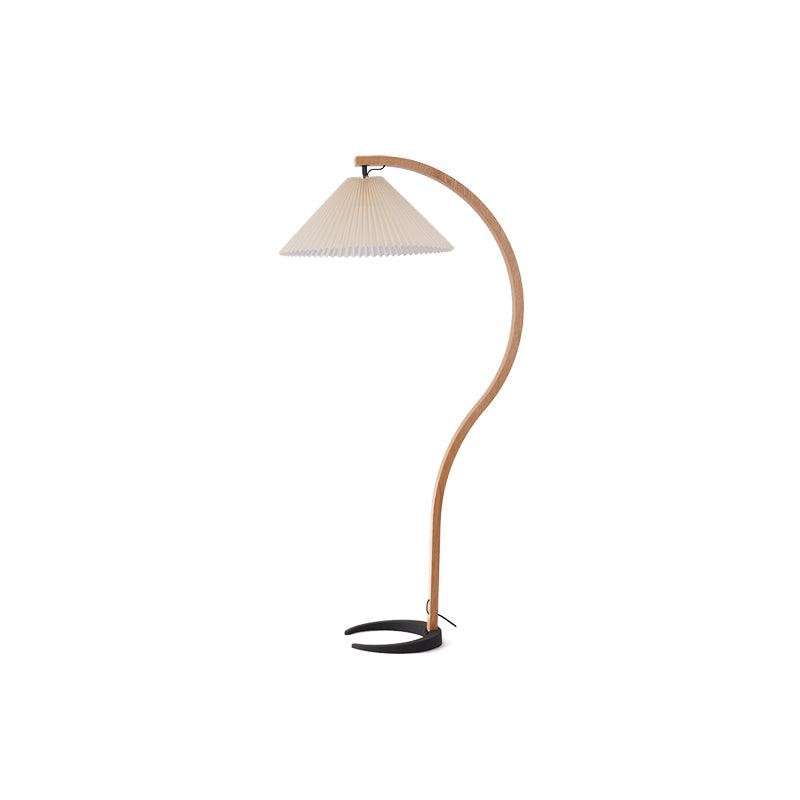 Anamika Vintage Mid Century Wooden Floor Lamp