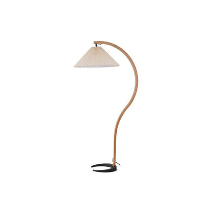 Anamika Vintage Mid Century Wooden Floor Lamp