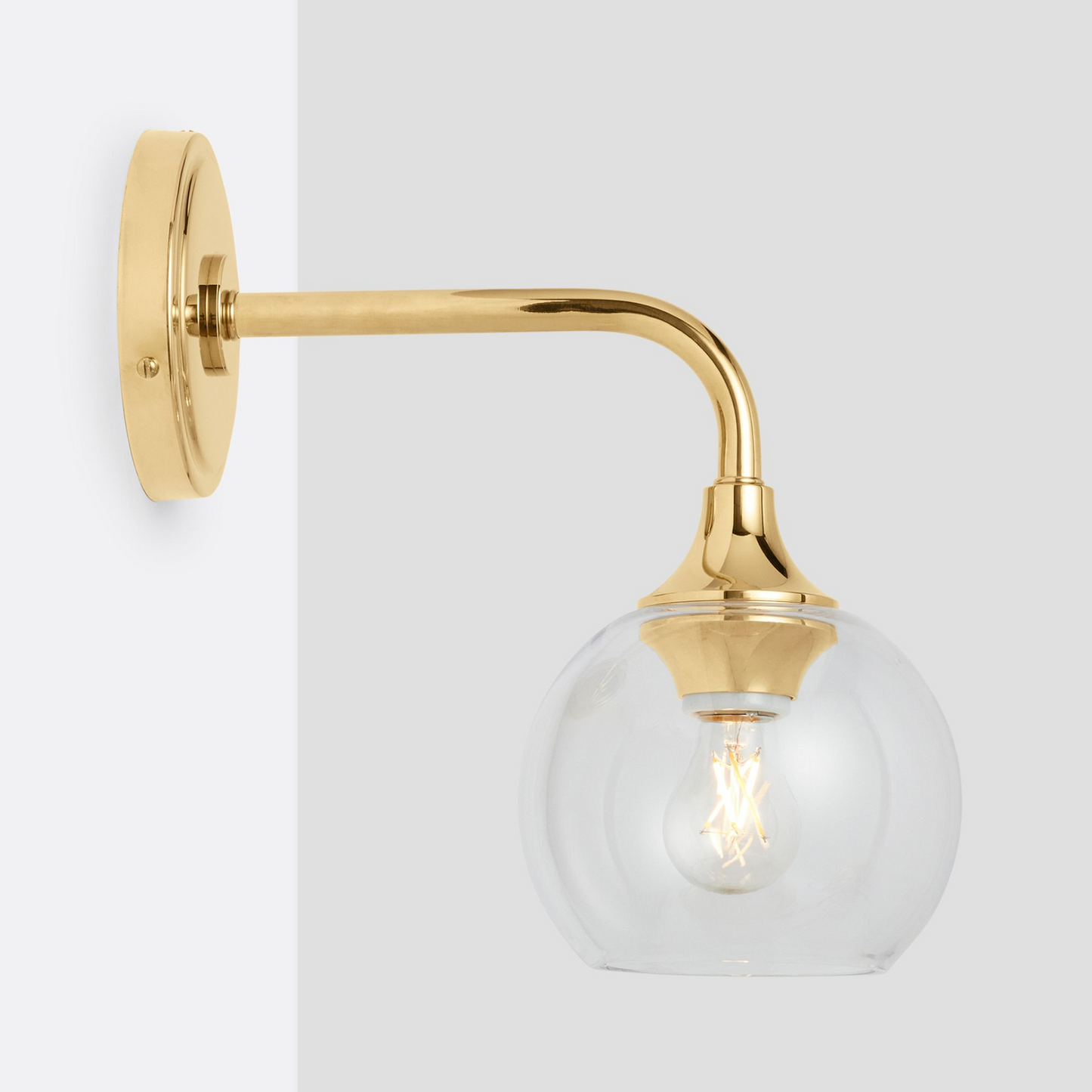 Musara Minimalist Glass Shade Wall Light