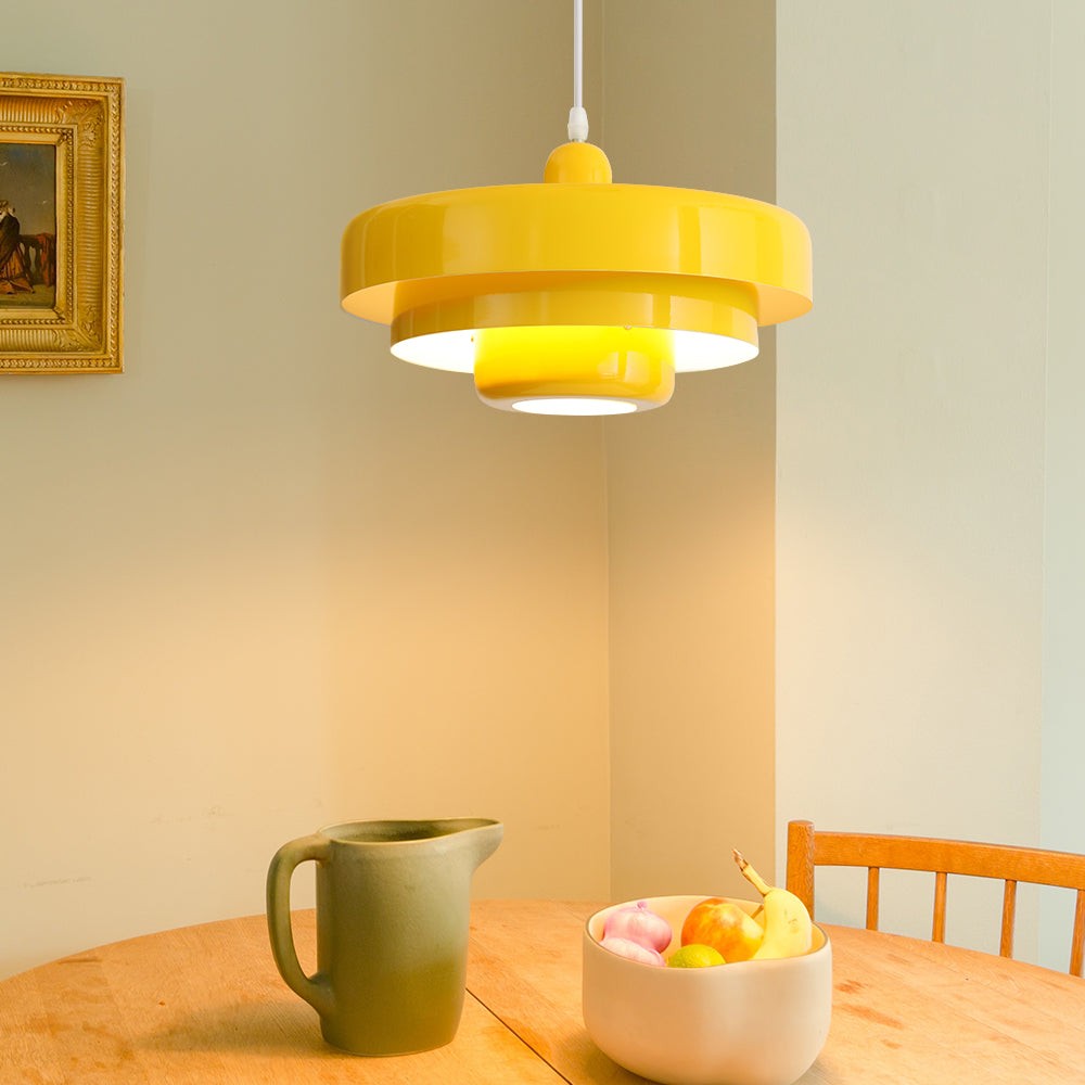 Modern Scandinavian Multi‑Layer Colorful Pendant Light
