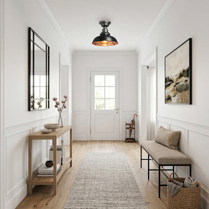 Creed Classic Industrial Metal Dome Ceiling Light
