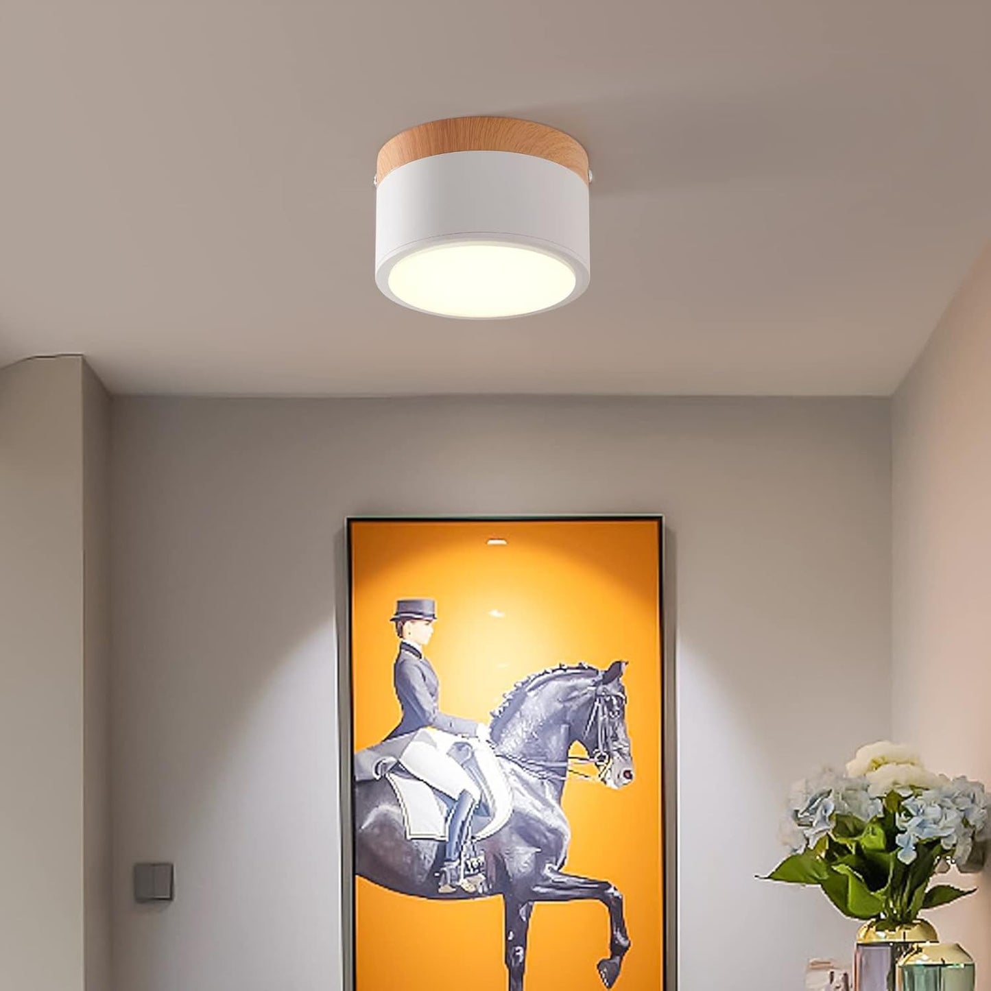 Cyrion Nordic Cylinder LED Flush Mount Ceiling Light