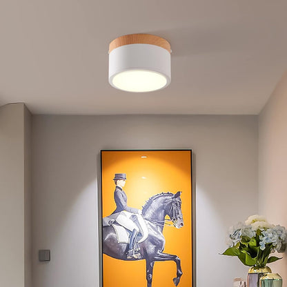 Cyrion Nordic Cylinder LED Flush Mount Ceiling Light
