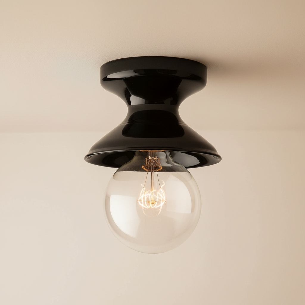Lunavel Modern Ceramic Mount Ceiling Light Fixture