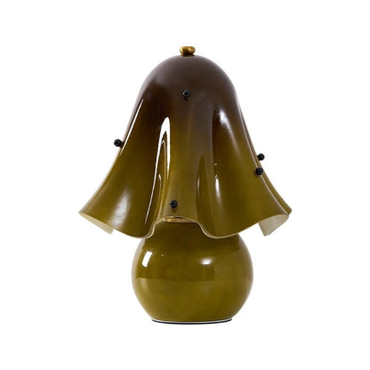 Catalina Modern Wavy Glass Petal Fazzo Table Lamp