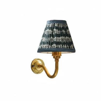 Nyxel Vintage Fabric Small Wall Sconce