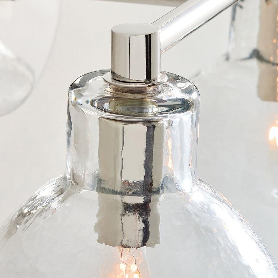 Keen Farmhouse Cooper Recycled Glass Dome Sconce