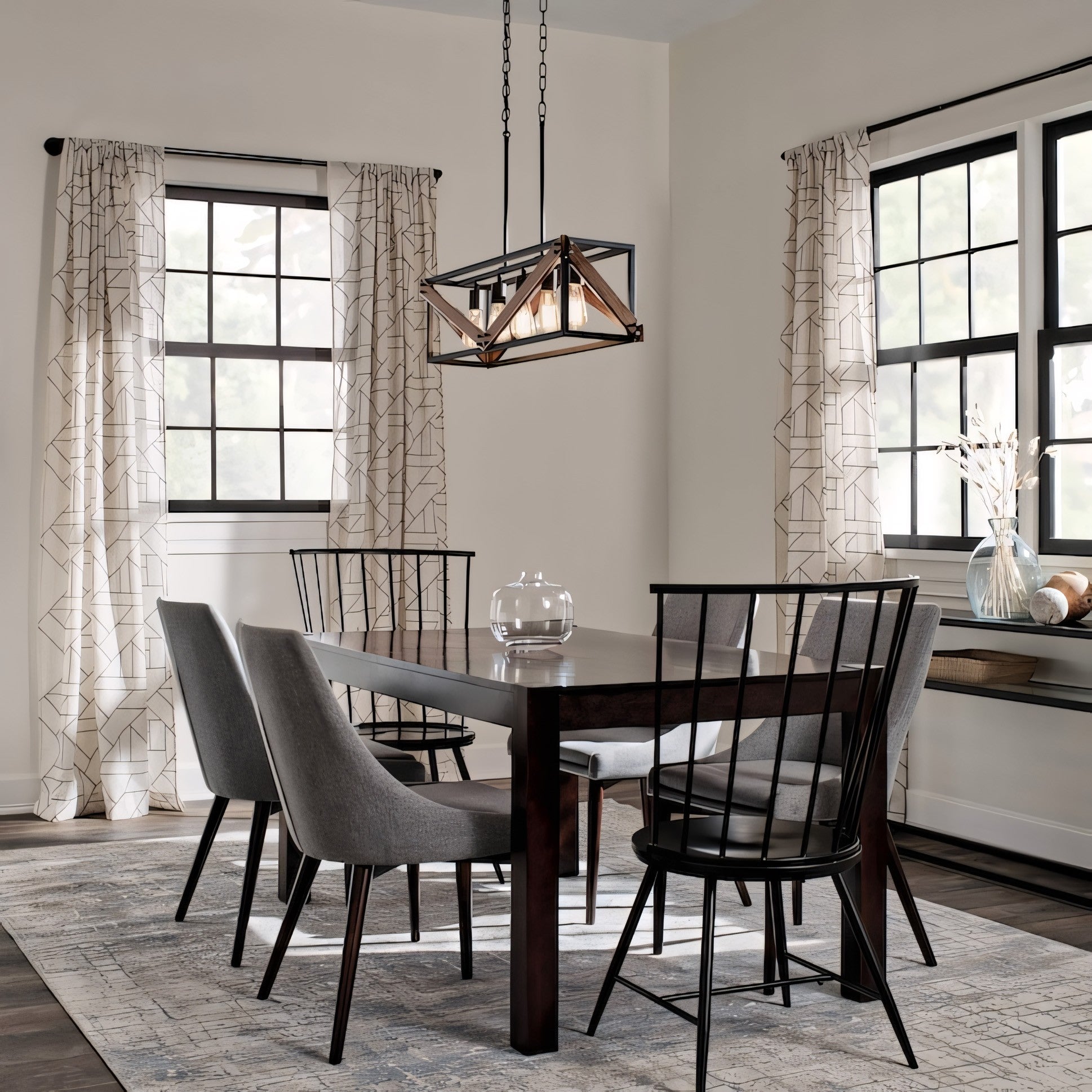 Karnor Vintage Cage Dry Rated Chandelier