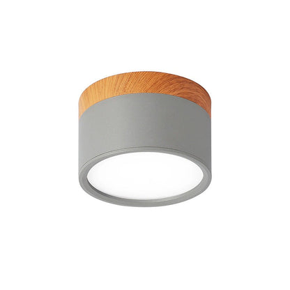 Cyrion Nordic Cylinder LED Flush Mount Ceiling Light