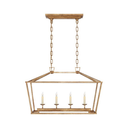 Aria Farmhouse Wrought Iron Lantern Chandelier Light