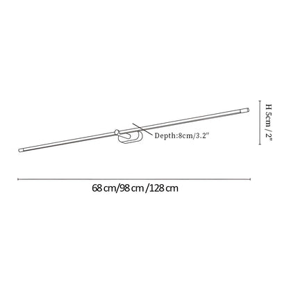Rhett Modern Minimalist Linear Wall Lamp