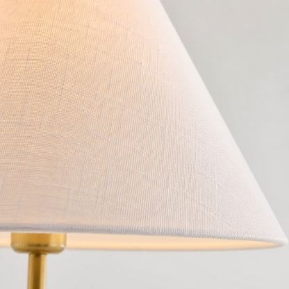Ashby Vintage Linen Shade Wall Light