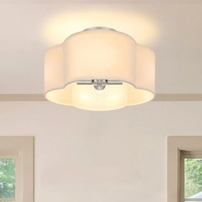 Lisi Modern Fabric Semi Flush Mount Ceiling Light