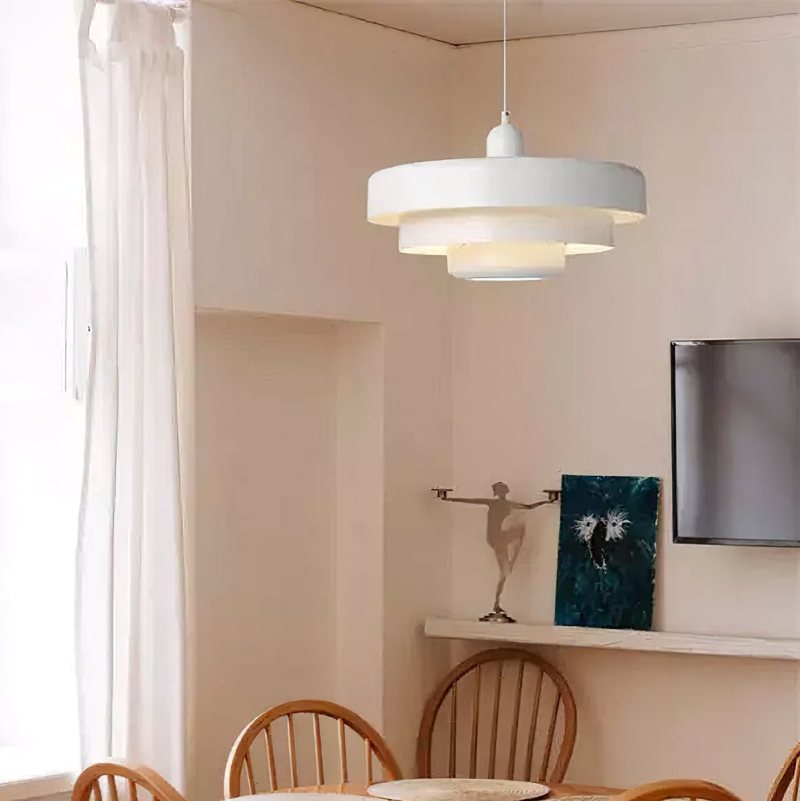 Modern Scandinavian Multi‑Layer Colorful Pendant Light