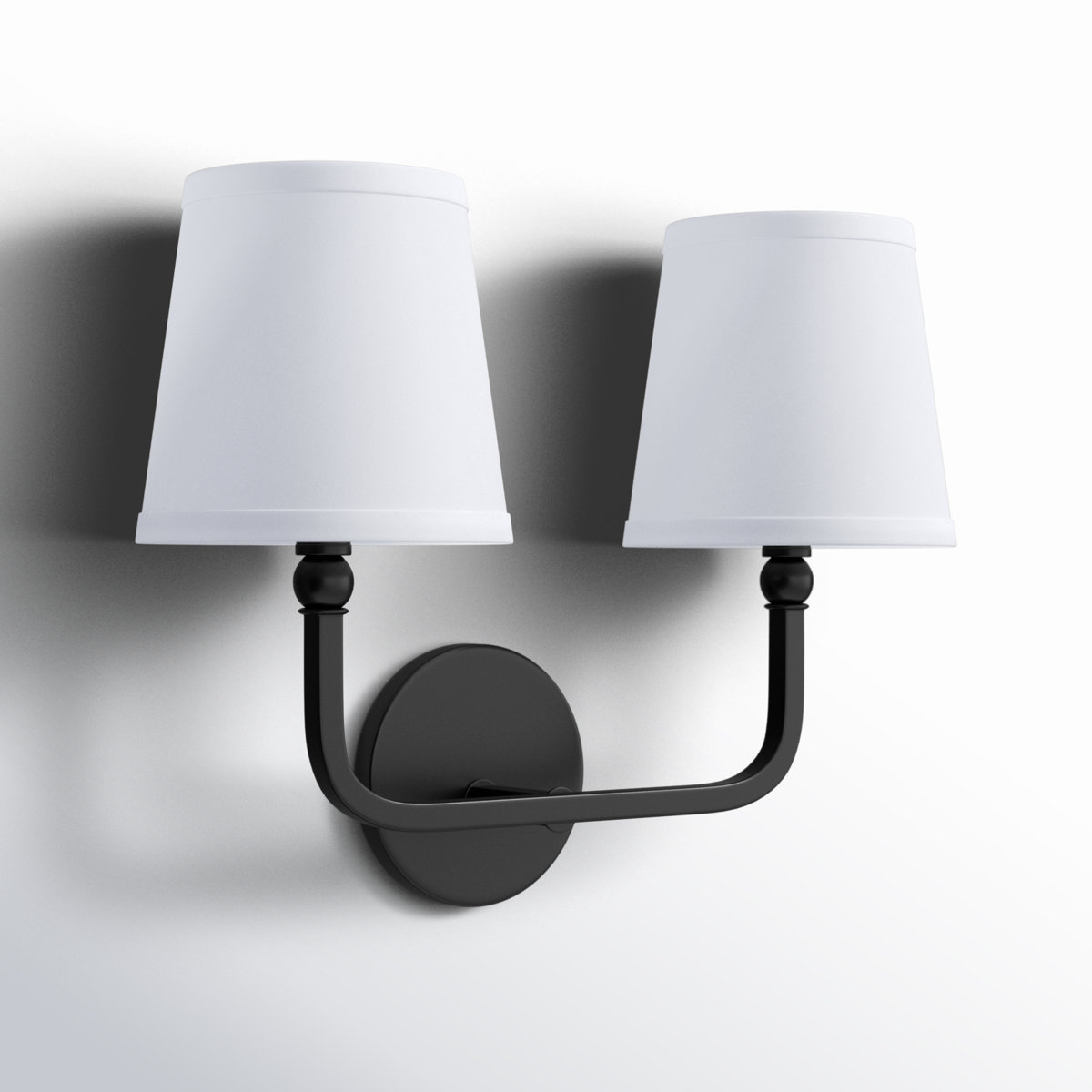 Liryn Minimalist 2/3/4 Heads Fabric Vanity Wall Light