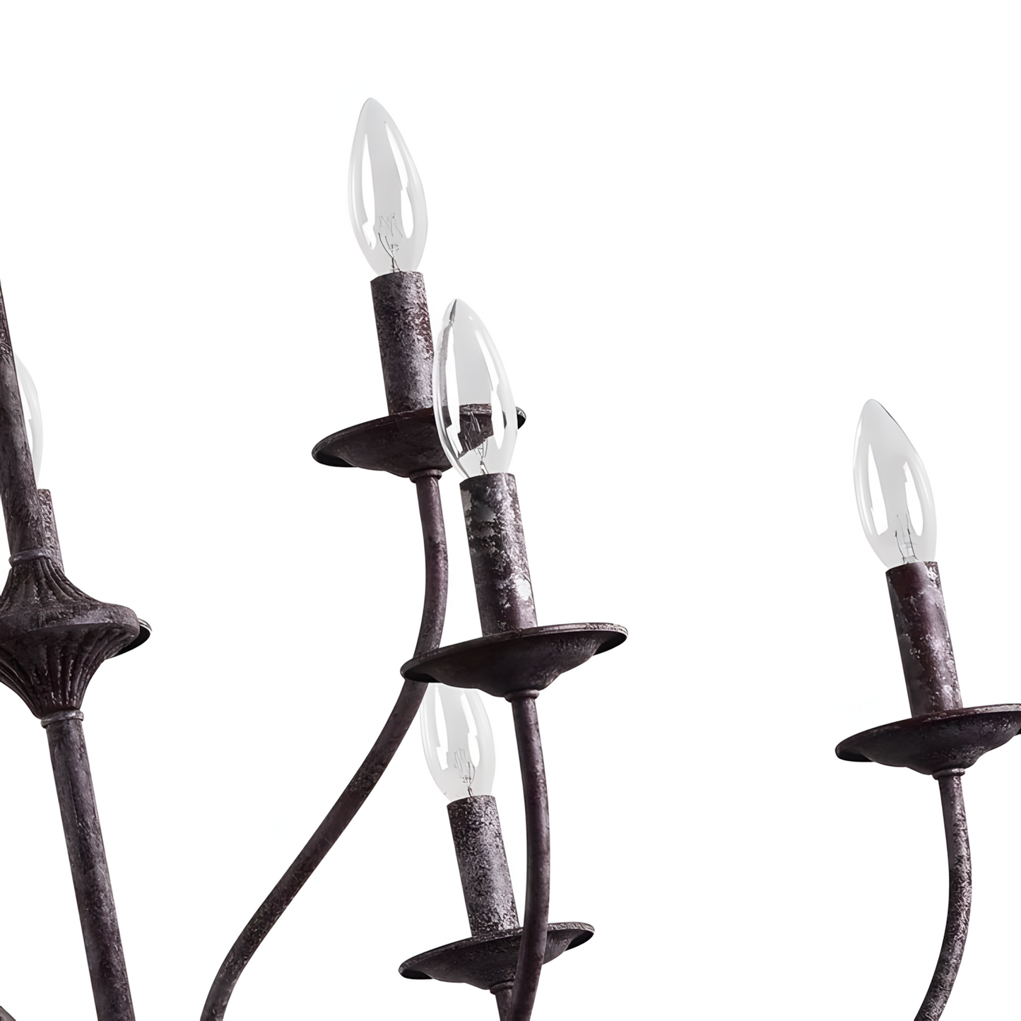 Caelestis Farmhouse 9 Light Metal Chandelier
