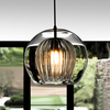 Nyxio Pleated Globe Glass Pendant Light