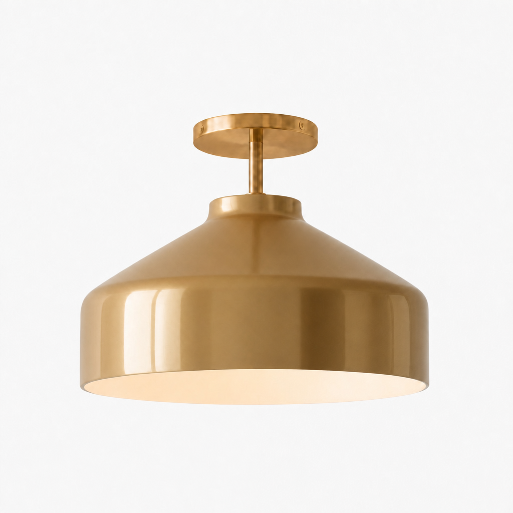 Drilon Nordic Morandi Metal Flush Mount Ceiling Light