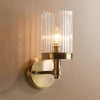 Nicky Vintage Cylinder Transparent Glass Wall Light