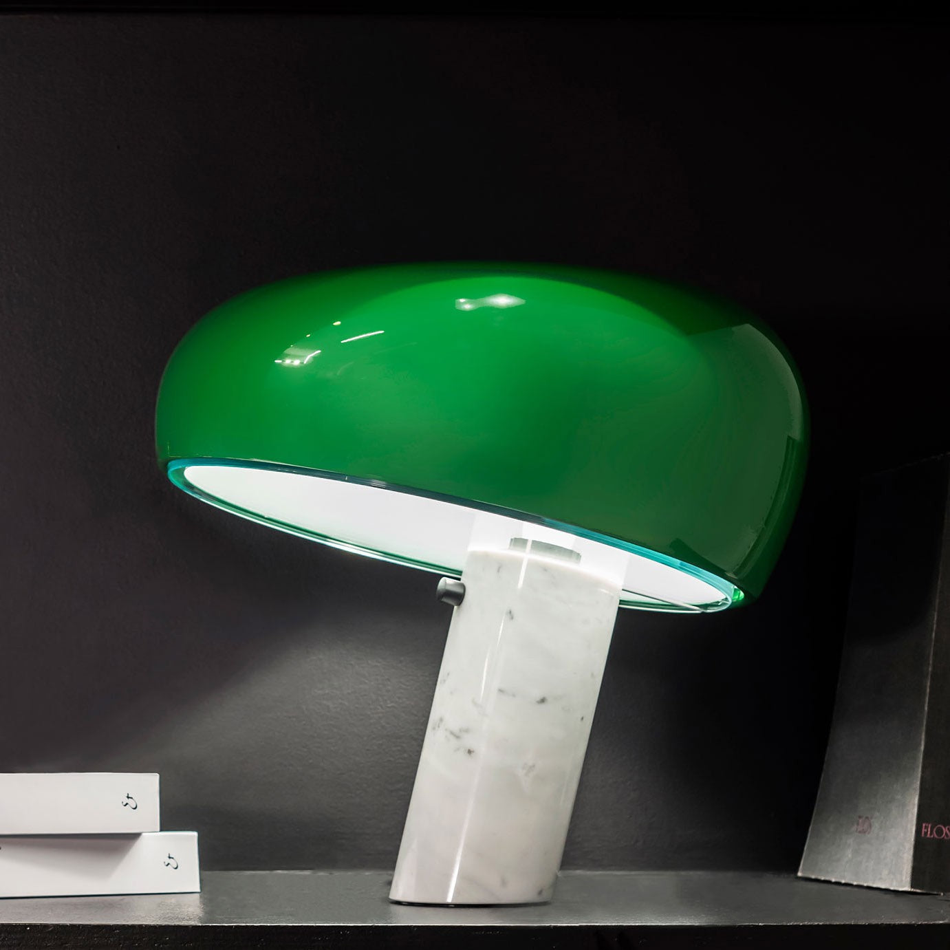 Paula Vintage Table Lamp with Marble Base