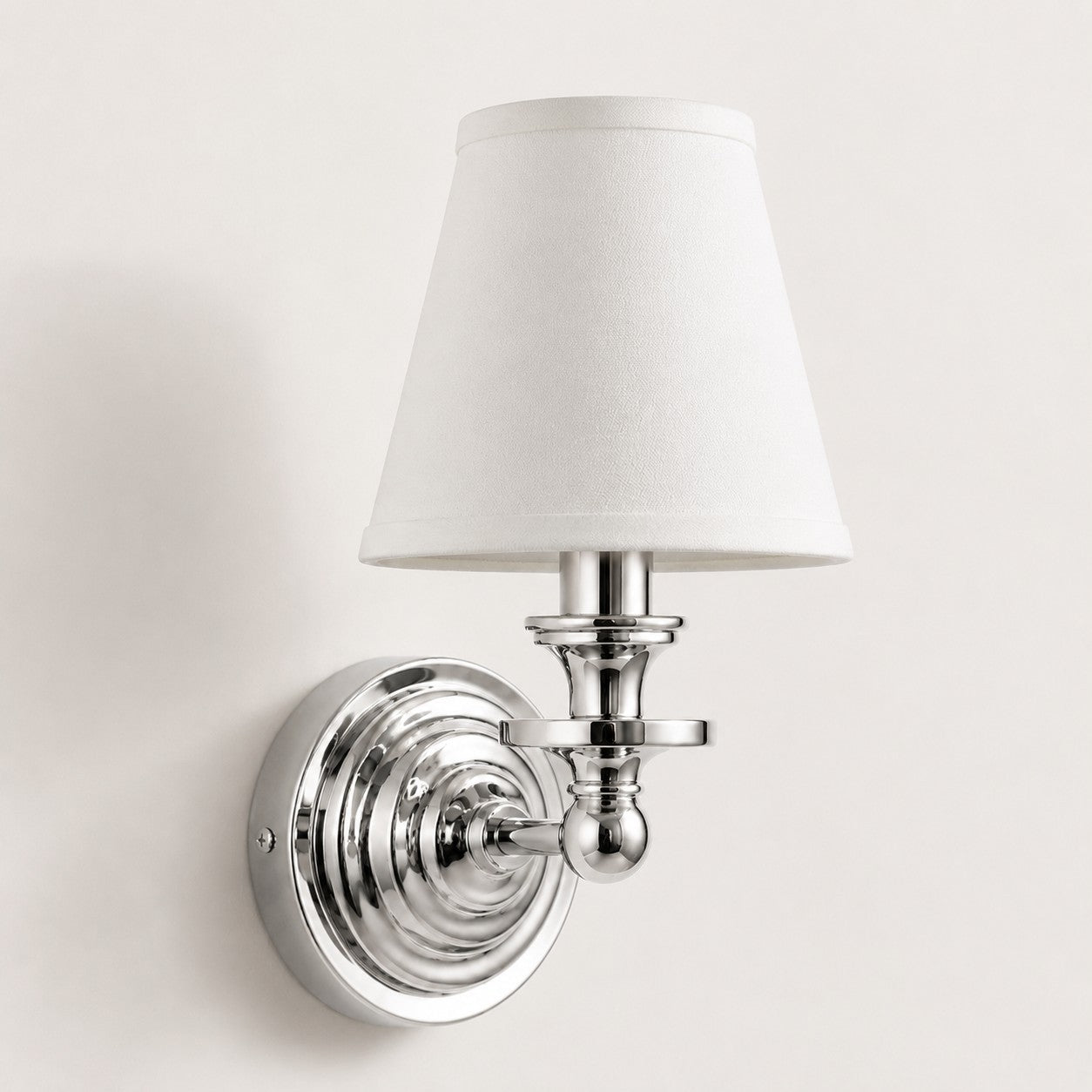 Ashby Vintage Linen Shade Wall Light