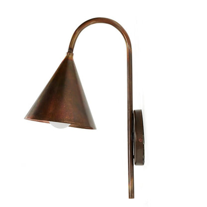 Maelle Vintage Industrial Metal Cone Sconce