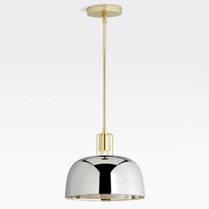 Frey Mid Century Metal Dome Pendant Light
