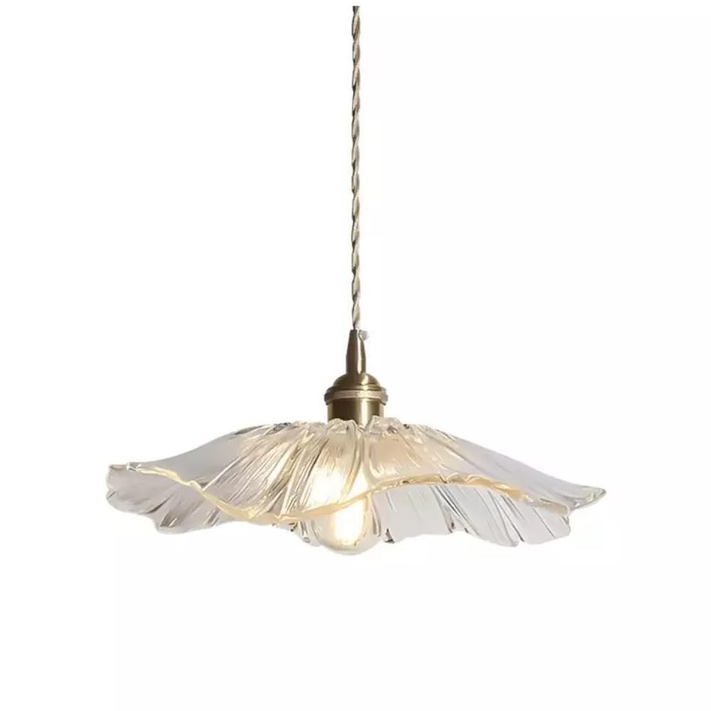 Callista Retro Lotus Creative Glass Pendant Light