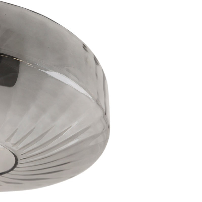 Ember Vintage Multi Color Water Ripple Glass Ceiling Light