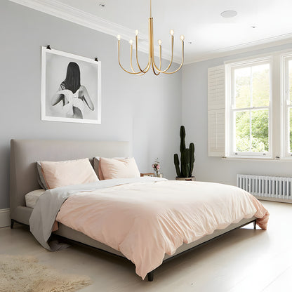 Luren Light Luxury Candle Iron Branch Chandelier