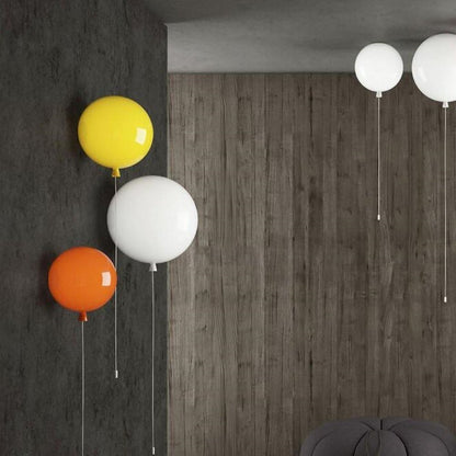 Vanya Colorful Balloon Wall Lamp for Bedrooms, Kid's Rooms