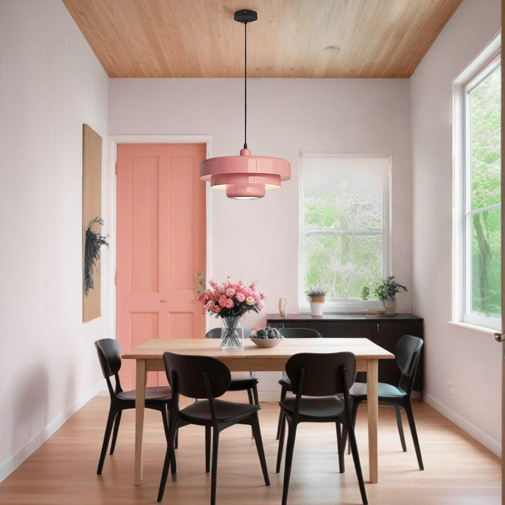 Modern Scandinavian Multi‑Layer Colorful Pendant Light
