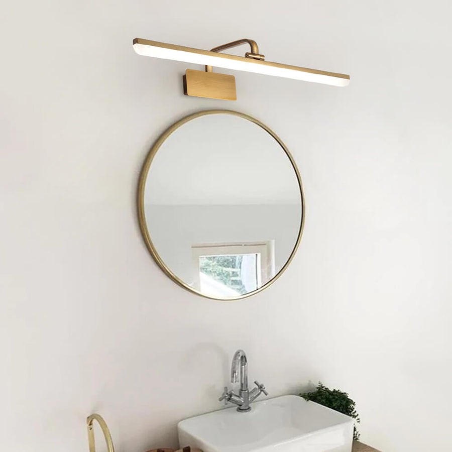 Jaryn Rustic LED Bar Brass Wall Light