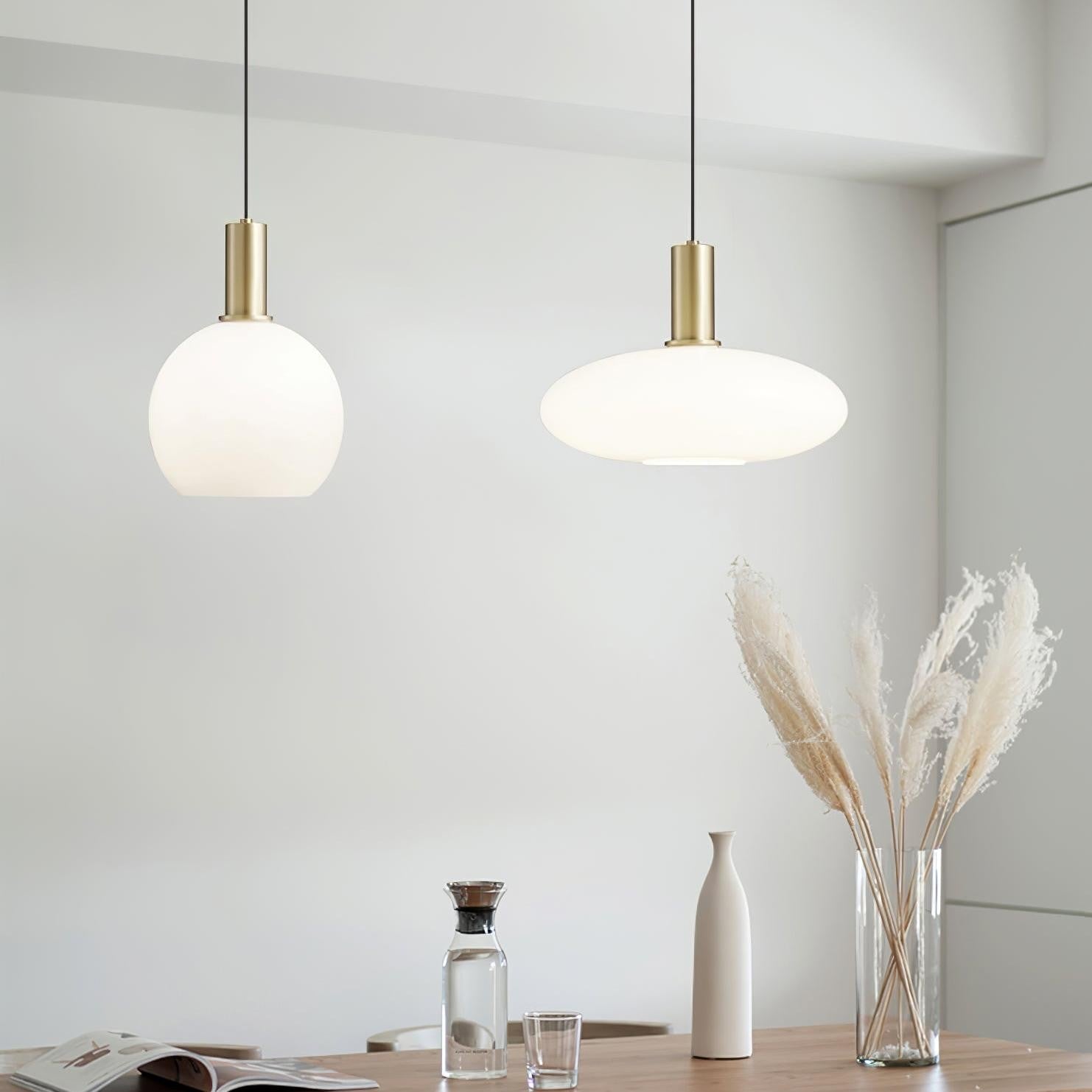 Cosima Modern Opal Glass Pendant Light