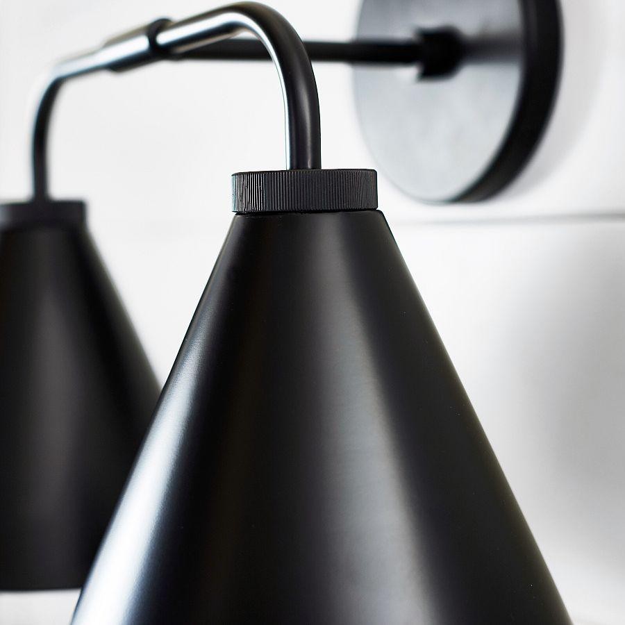 Kaelen Retro Cooper Cone Sconce Light