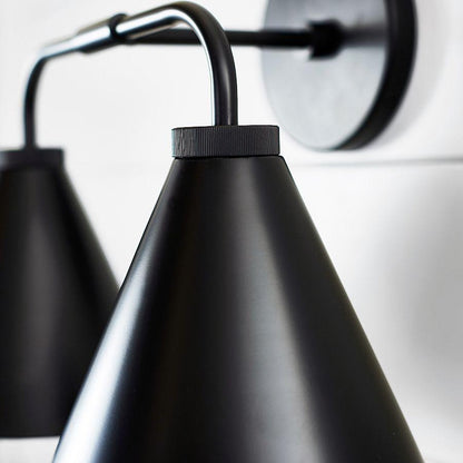 Kaelen Retro Cooper Cone Sconce Light