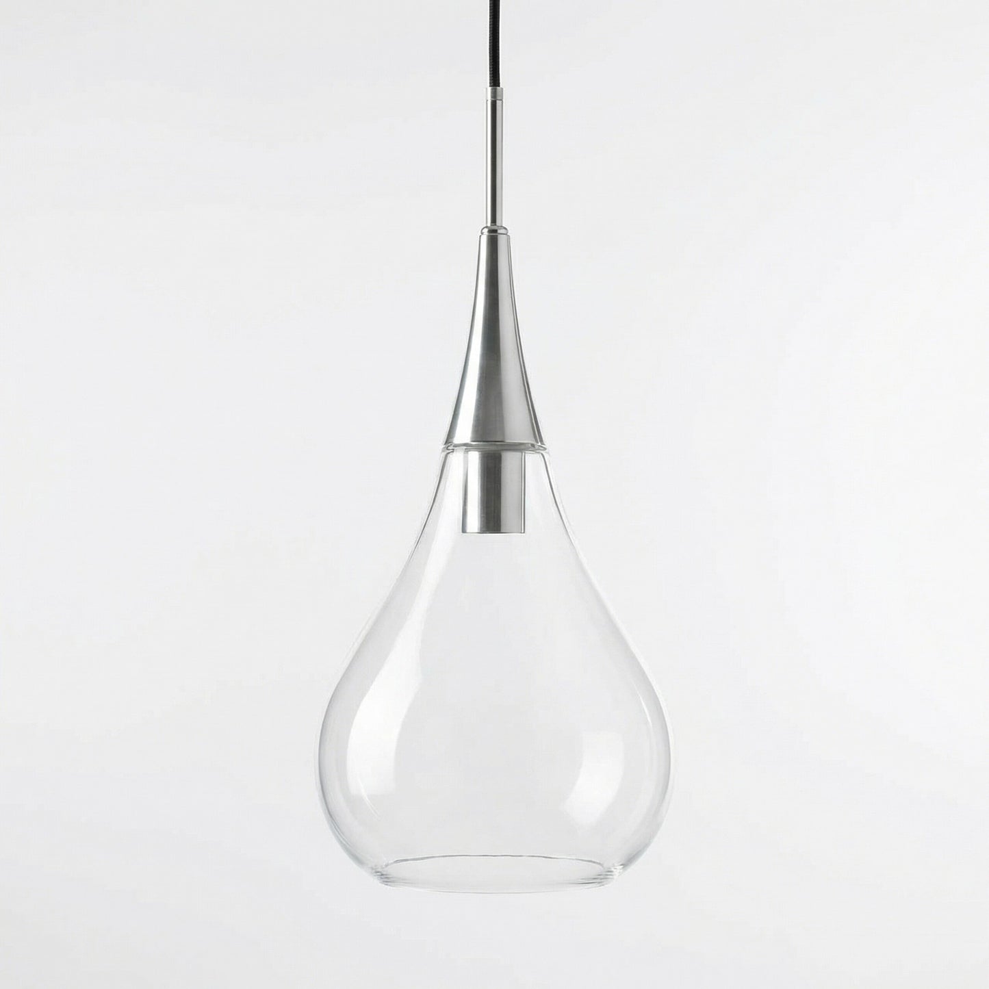 Clarke Minimalist Teardrop Glass Pendant Light