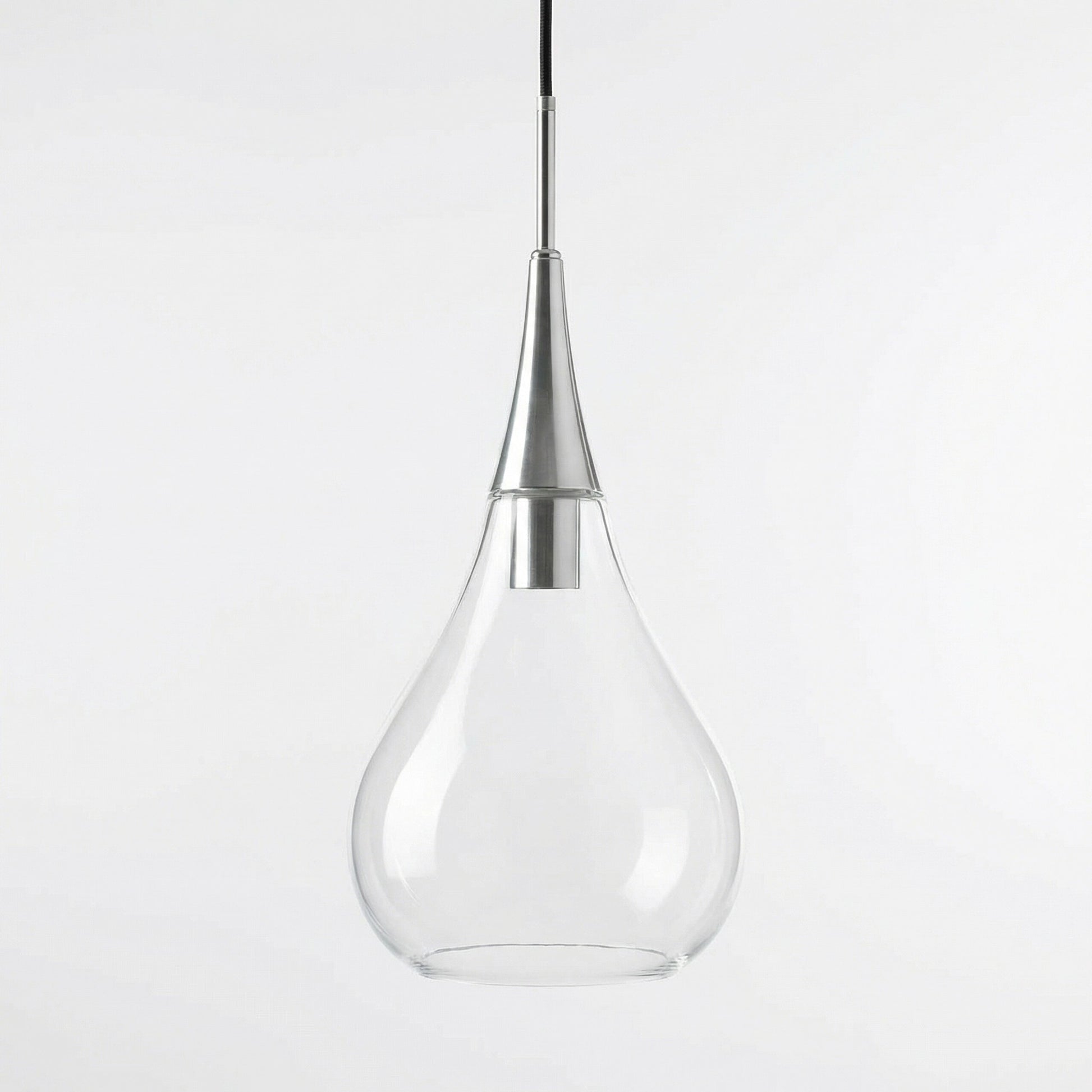 Clarke Minimalist Teardrop Glass Pendant Light