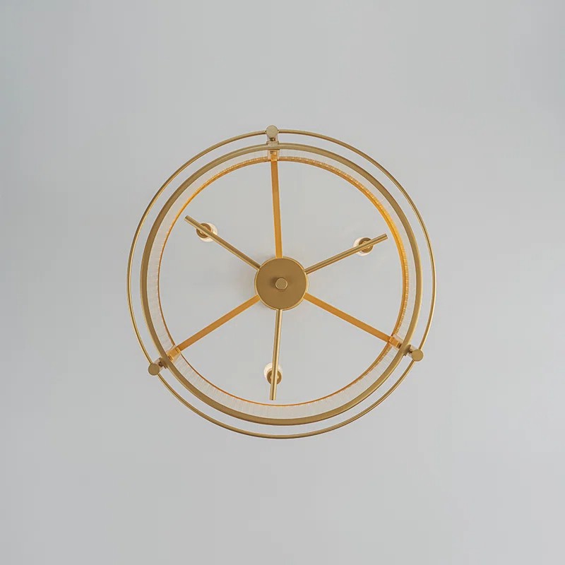 Tycho Modern Fluted Glass Drum Pendant