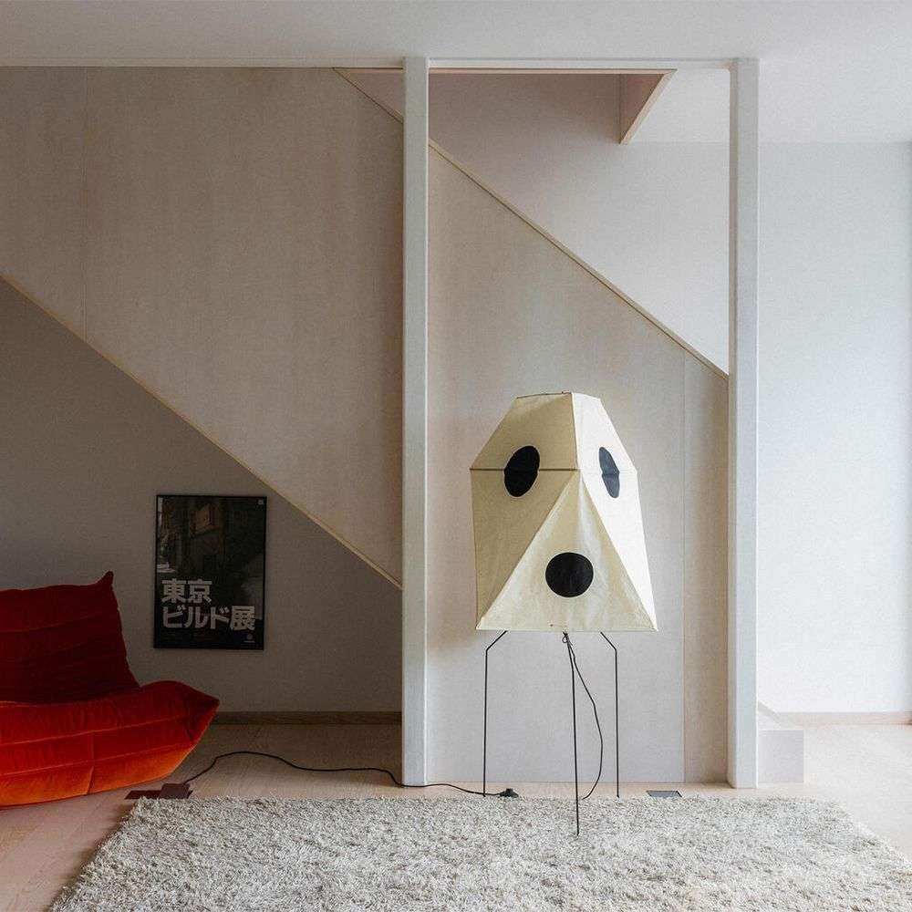 Kiran Minimalist Wabi-sabi Tripod Floor Lamp