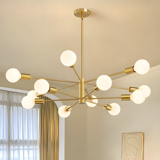 Drayven Modern Tiered Sputnik Metal Chandelier