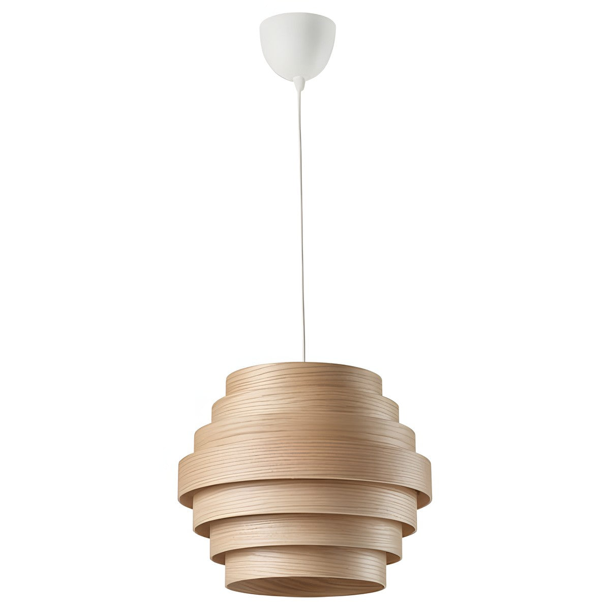 Emmeline Nordic Wood Multi Layer Pendant Light